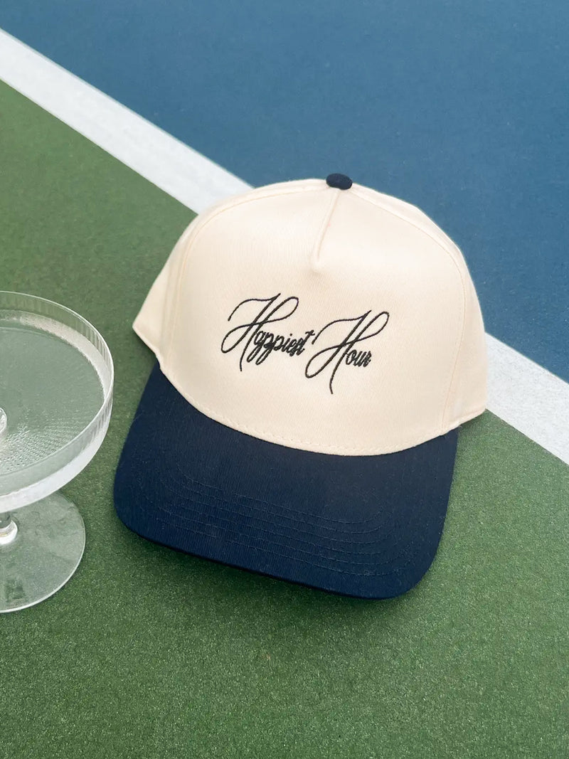 Happiest Hour Trucker Hat - Stitch And Feather