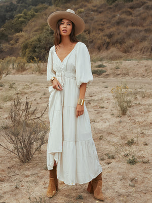 Ties that Bind Maxi Dress - Stitch And Feather