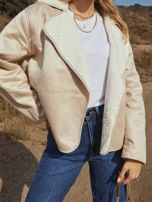 Yosemite Faux Suede Jacket - Stitch And Feather