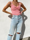 Sorbet Stripe Knit Top - Final Sale - Stitch And Feather
