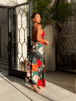Carmen Floral Maxi Dress - Final Sale - Stitch And Feather