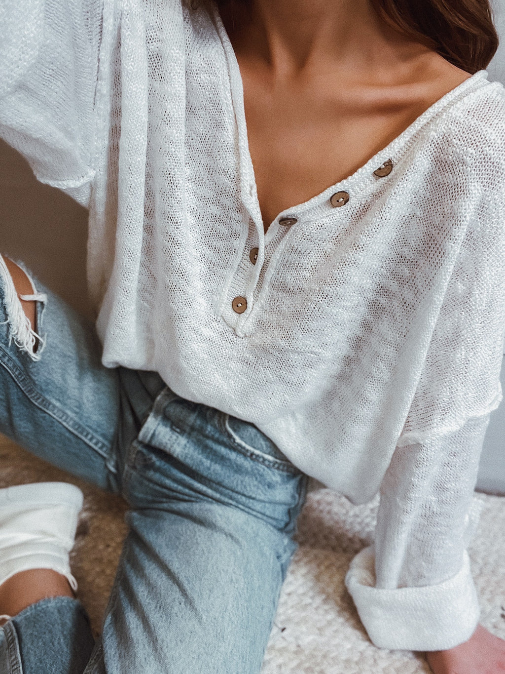 Out of Your League Knit Top - Stitch And Feather