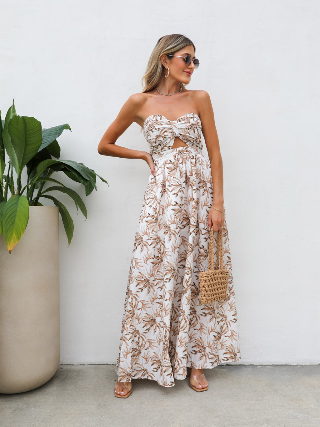 Caribbean Floral Maxi Dress - Final Sale - Stitch And Feather