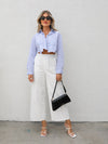 Hanna Cotton Trousers - Final Sale - Stitch And Feather