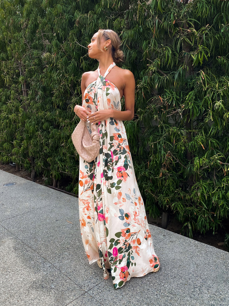 Gardenia Floral Maxi Dress - Final Sale - Stitch And Feather