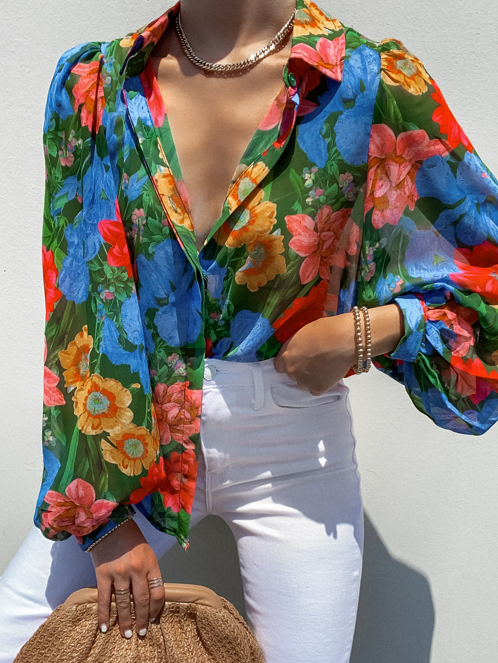 Miami Floral Button Down - Stitch And Feather