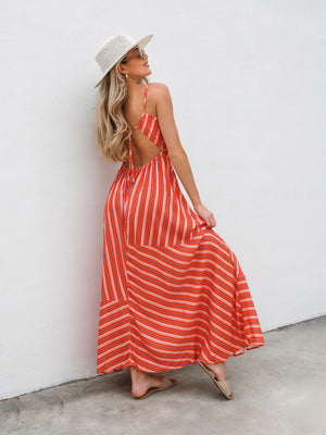 Stripe Play Maxi Dress - Final Sale - Stitch And Feather