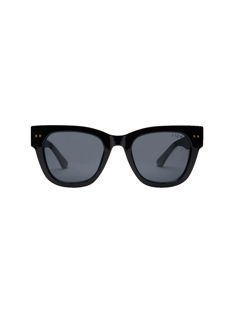 Andie Sunnies in Blk/Smoke - Stitch And Feather