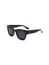 Andie Sunnies in Blk/Smoke - Stitch And Feather
