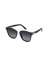 Act Natural Sunnies in Blk/Smoke - Stitch And Feather