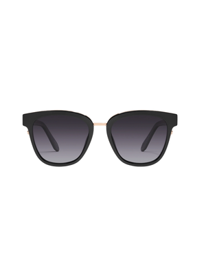 Act Natural Sunnies in Blk/Smoke - Stitch And Feather