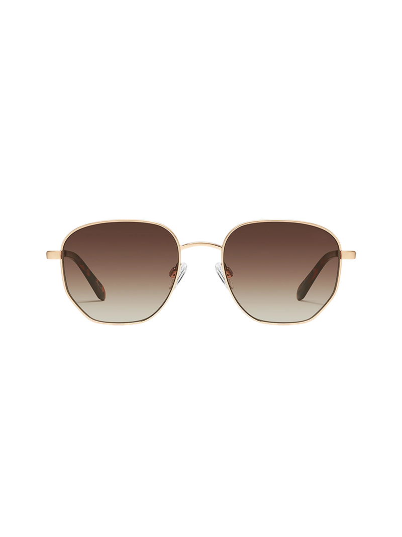 Big Time Sunnies in Brush Gold/Brn - Stitch And Feather