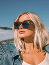 Billie Sunnies in Tort/Smoke - Stitch And Feather