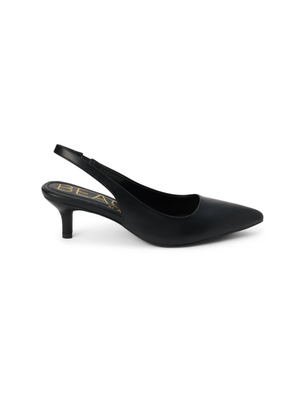 Grazia Slingback Heel in Black - Stitch And Feather