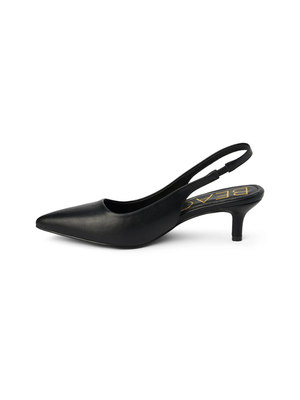 Grazia Slingback Heel in Black - Stitch And Feather