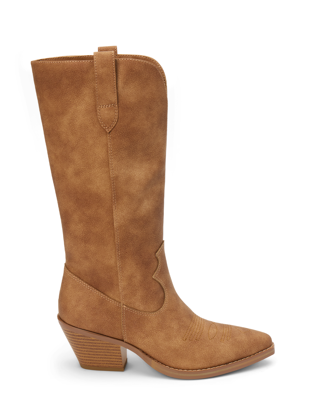 Bodhi Distressed Boot in Saddle - Stitch And Feather