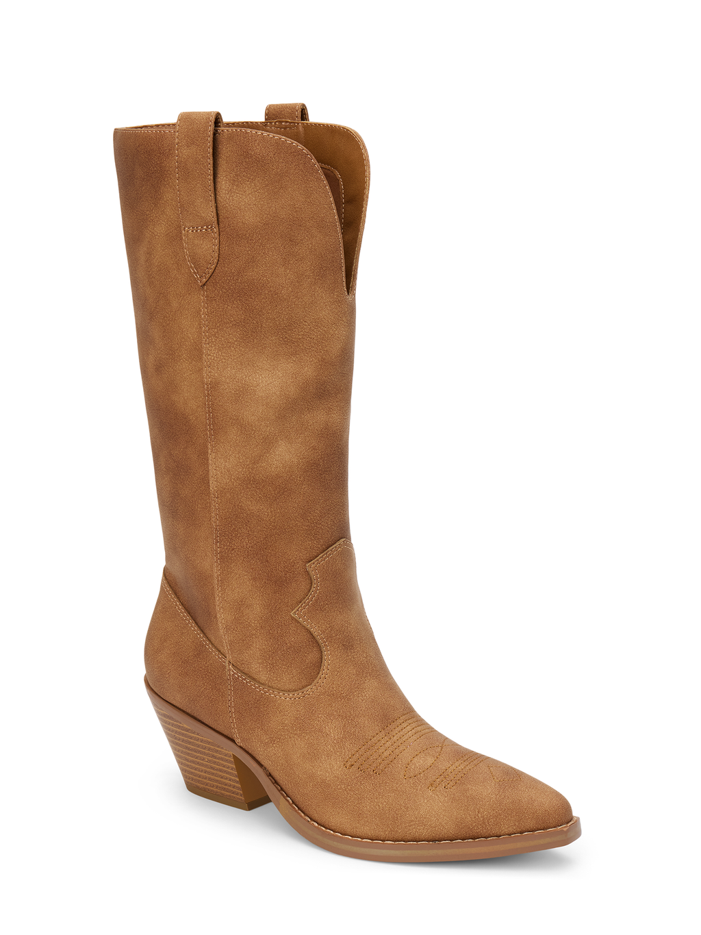 Bodhi Distressed Boot in Saddle - Stitch And Feather