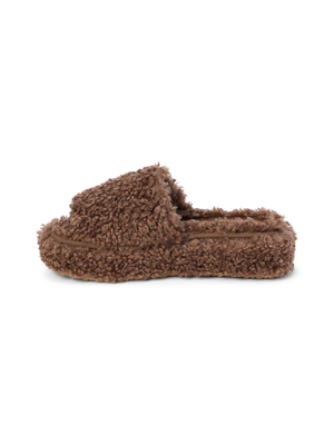 Frost Lounge Sandal in Brown - Stitch And Feather