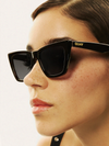 Call the Shots Sunnies in Blk/Smoke - Stitch And Feather