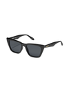 Call the Shots Sunnies in Blk/Smoke - Stitch And Feather