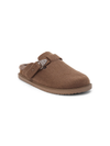 Portland Faux Fur Clog in Coffee - Stitch And Feather