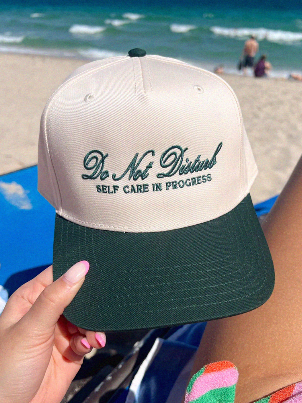 Do Not Disturb Vintage Trucker Hat - Stitch And Feather