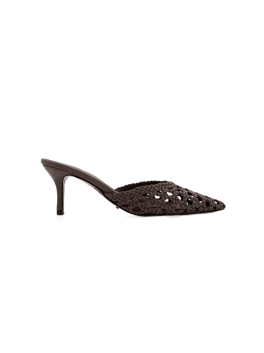 Dottie Woven Pump in Dark Cacao - Stitch And Feather