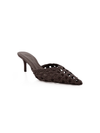 Dottie Woven Pump in Dark Cacao - Stitch And Feather