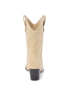 Benji Western Boot in Natural - Stitch And Feather