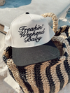 Freakin Weekend Vintage Trucker Hat - Stitch And Feather