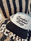 Freakin Weekend Vintage Trucker Hat - Stitch And Feather