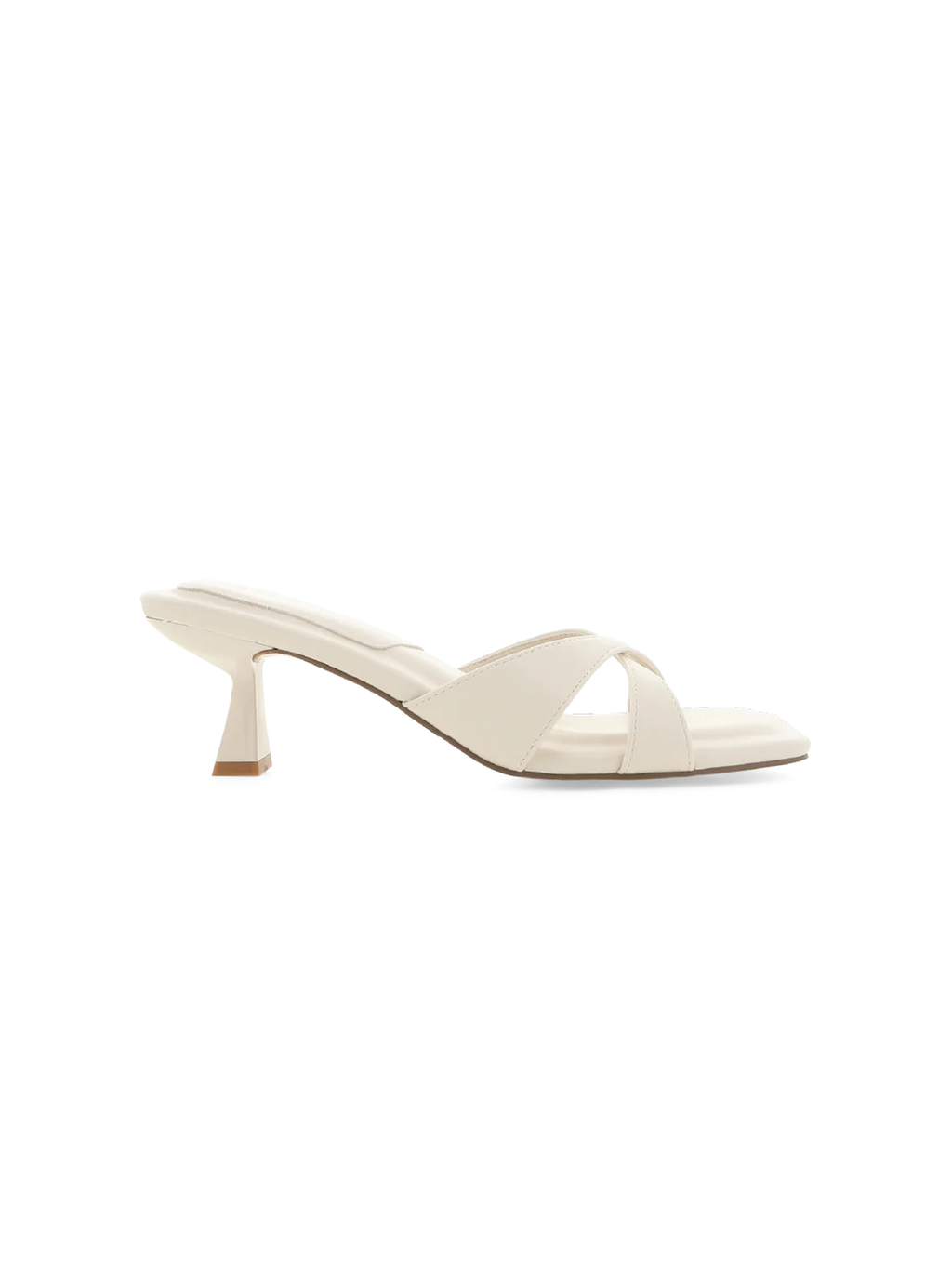 Fortuny Kitten Heel in Ivory - Stitch And Feather
