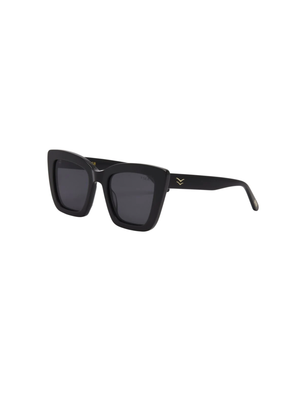 Harper Sunnies in Black/smoke - Stitch And Feather