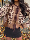 Wild Side Tie Front Sweater - Stitch And Feather