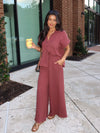It List Gauze Pants in Chocolate