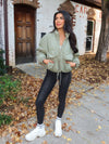 Utility jacket- NJ35793, Olive - Stitch And Feather