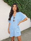 Clint Denim Mini Dress - Stitch And Feather