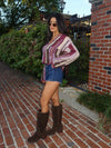 Moira Crochet Knit Sweater