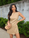 Good Lookin' Linen Mini Dress - Stitch And Feather