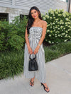 Rylann Stripe Knit Jumpsuit - Stitch And Feather