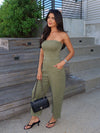 Sahara Strapless Barrel Jumpsuit
