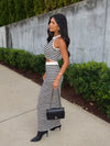 Between the Lines Maxi Skirt - Stitch And Feather