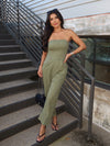 Sahara Strapless Barrel Jumpsuit