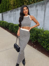 Between the Lines Maxi Skirt - Stitch And Feather