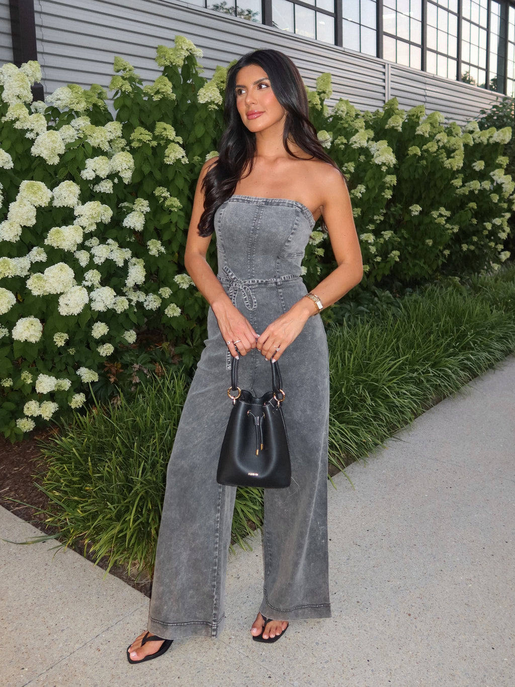 Take it Easy Denim Jumpsuit - Stitch And Feather