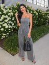 Take it Easy Denim Jumpsuit - Stitch And Feather