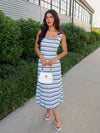 Talei Stripe Knit Midi Dress - Stitch And Feather