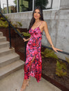 My Type Satin Midi Dress - Stitch And Feather