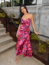 My Type Satin Midi Dress - Stitch And Feather