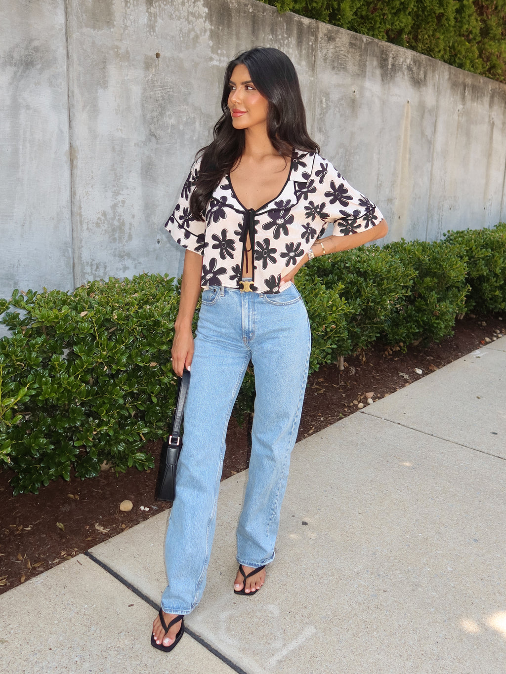 Botanica Tie Front Blouse